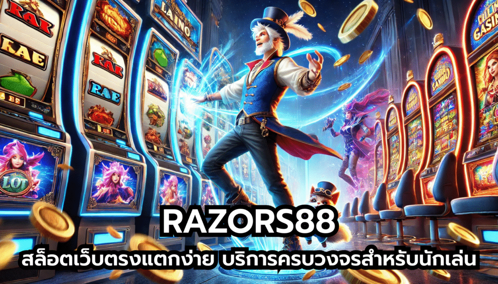 RAZORS88 สล็อตเว็บตรงแตกง่าย บริการครบวงจรสำหรับผู้เล่น